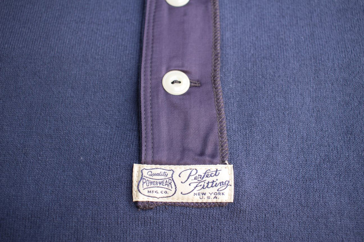 FREEWHEELERS / HENLEY NECK LONG SLEEVE SHIRT (#2535004,DRY NAVY