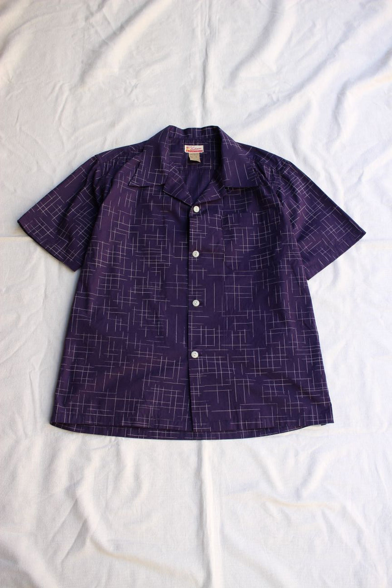 Cushman / KASURI CHECK OPEN COLLAR SHORT SLEEVE SHIRT (25627