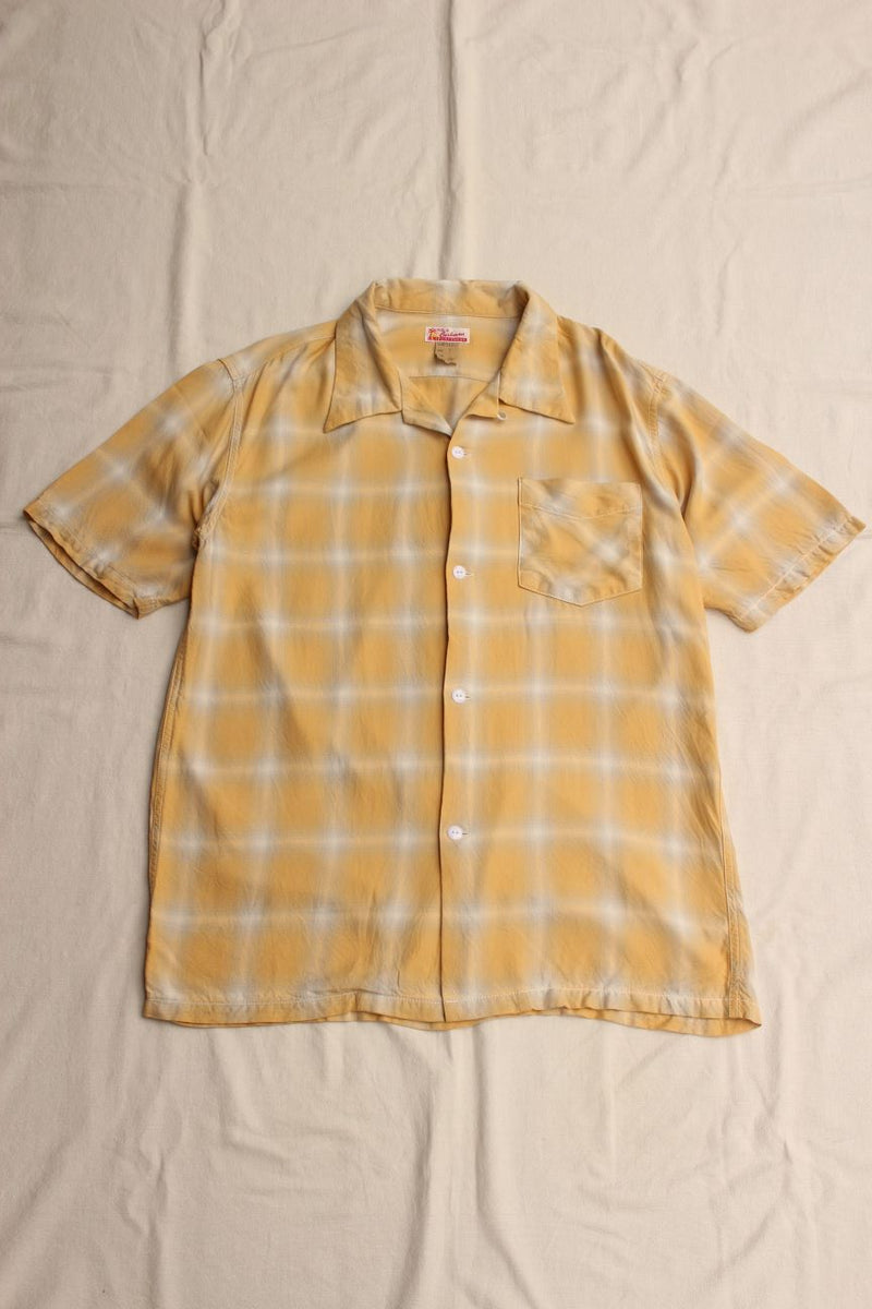 Cushman / OMBRE CHECK OPEN SHIRT (25480,YELLOW) – McFly Online Store