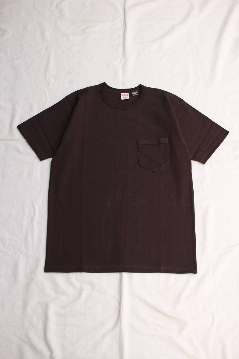 FREEWHEELERS / SHORT SLEEVE POCKET T-SHIRT (#2625009,JET BLACK