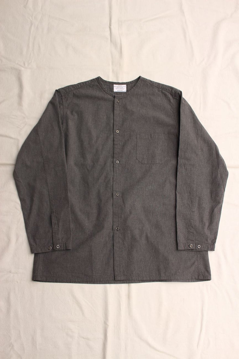WORKERS Sleeping Open Front Shirts 美品 WORKERS / Sleeping Open Front Shirt (Black Chambray) – McFly