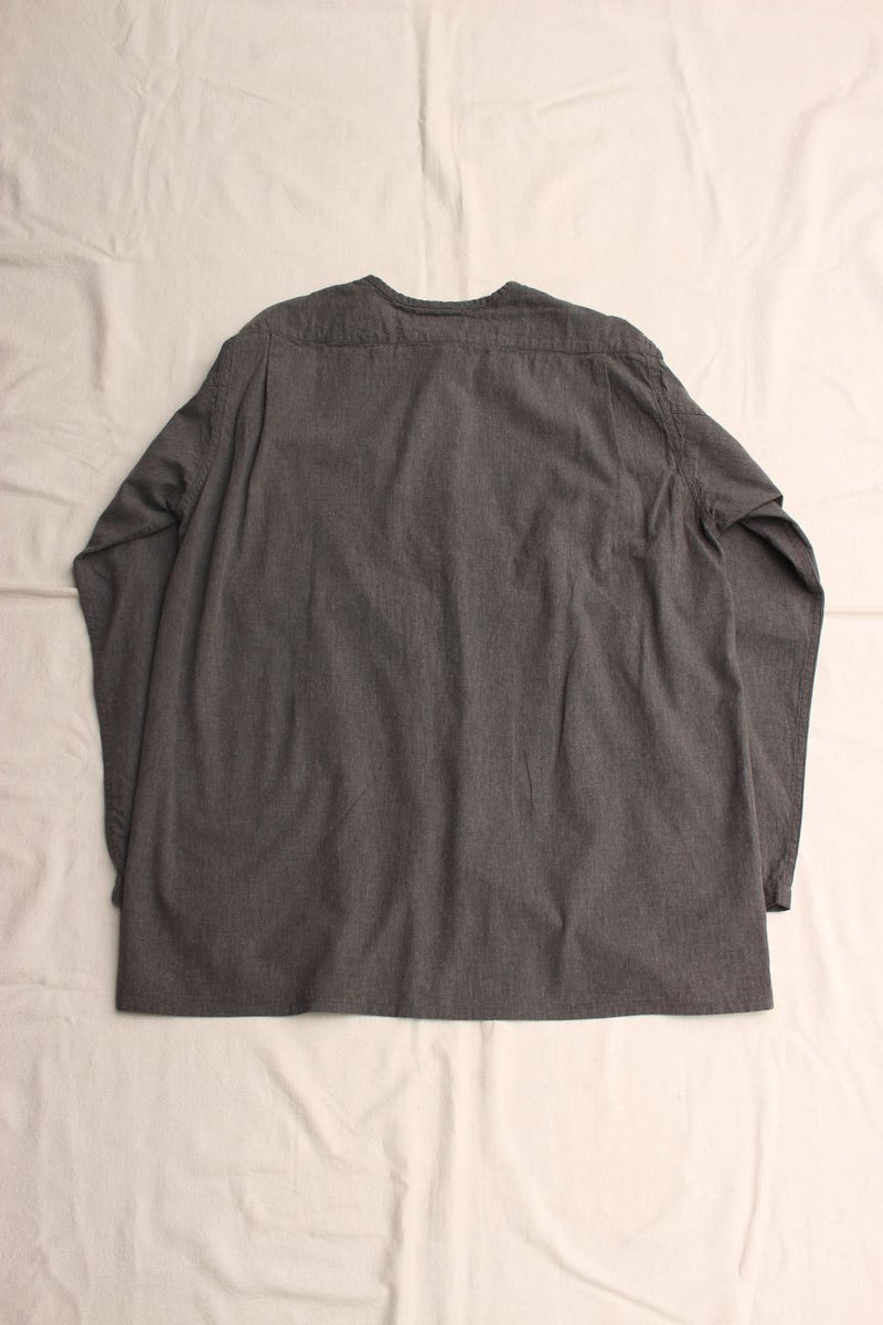 WORKERS / Sleeping Open Front Shirt (Black Chambray) – McFly