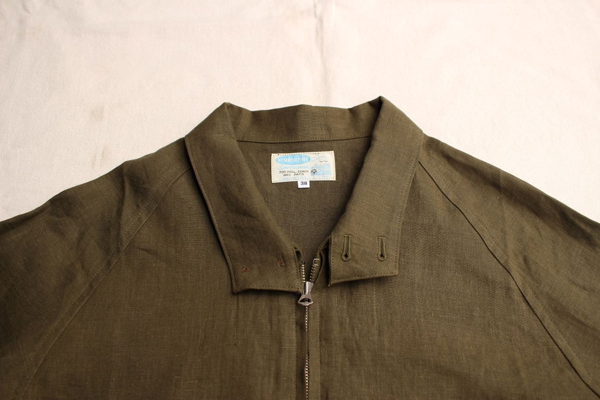 WORKERS / Summer Harrington Jacket (Forest Linen) – McFly Online Store WORKERS / Summer Harrington Jacket (Forest Linen) – McFly Online Store