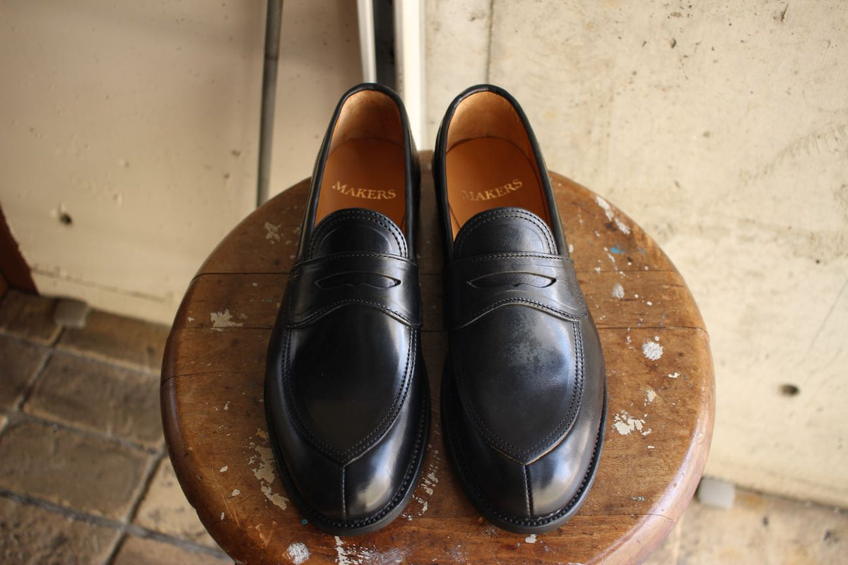 Makers / V TIP LOAFER (CDVN-01 ,GUIDI HORSE BUTT BLACK) – McFly