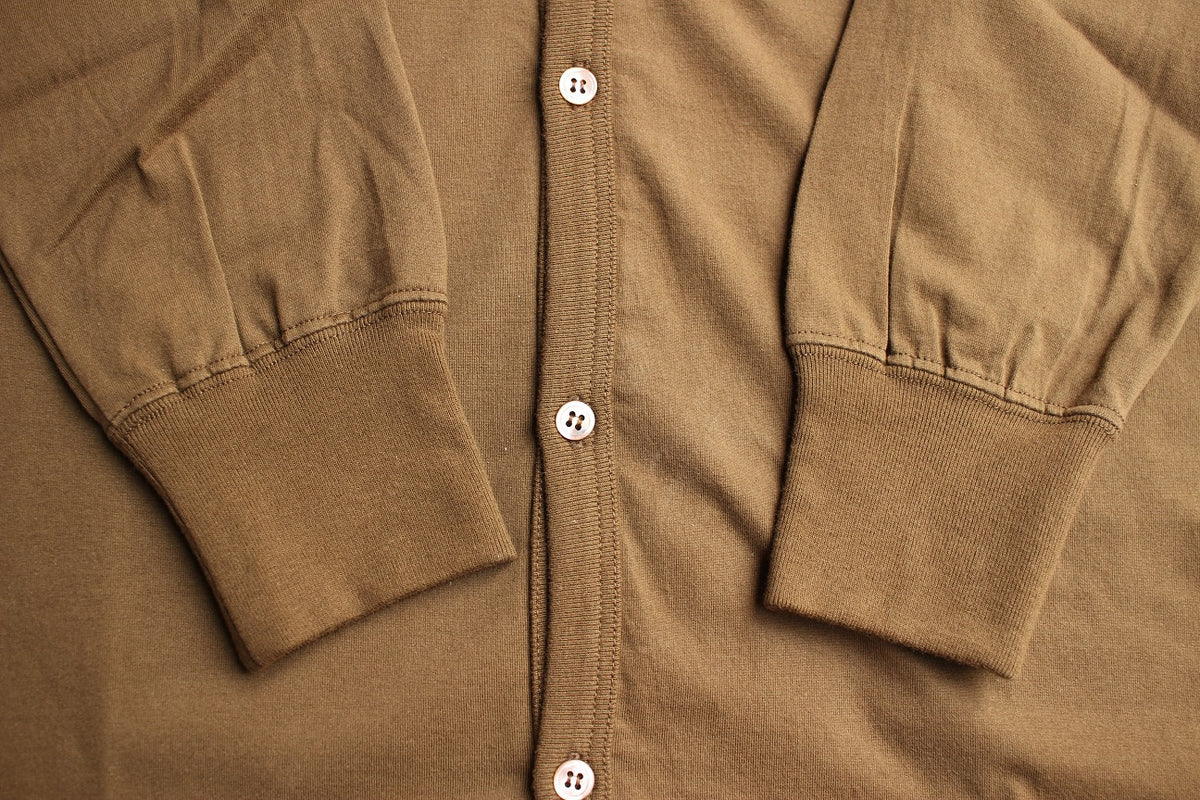 WORKERS / 3 PLY Cardigan (Khaki) – McFly Online Store