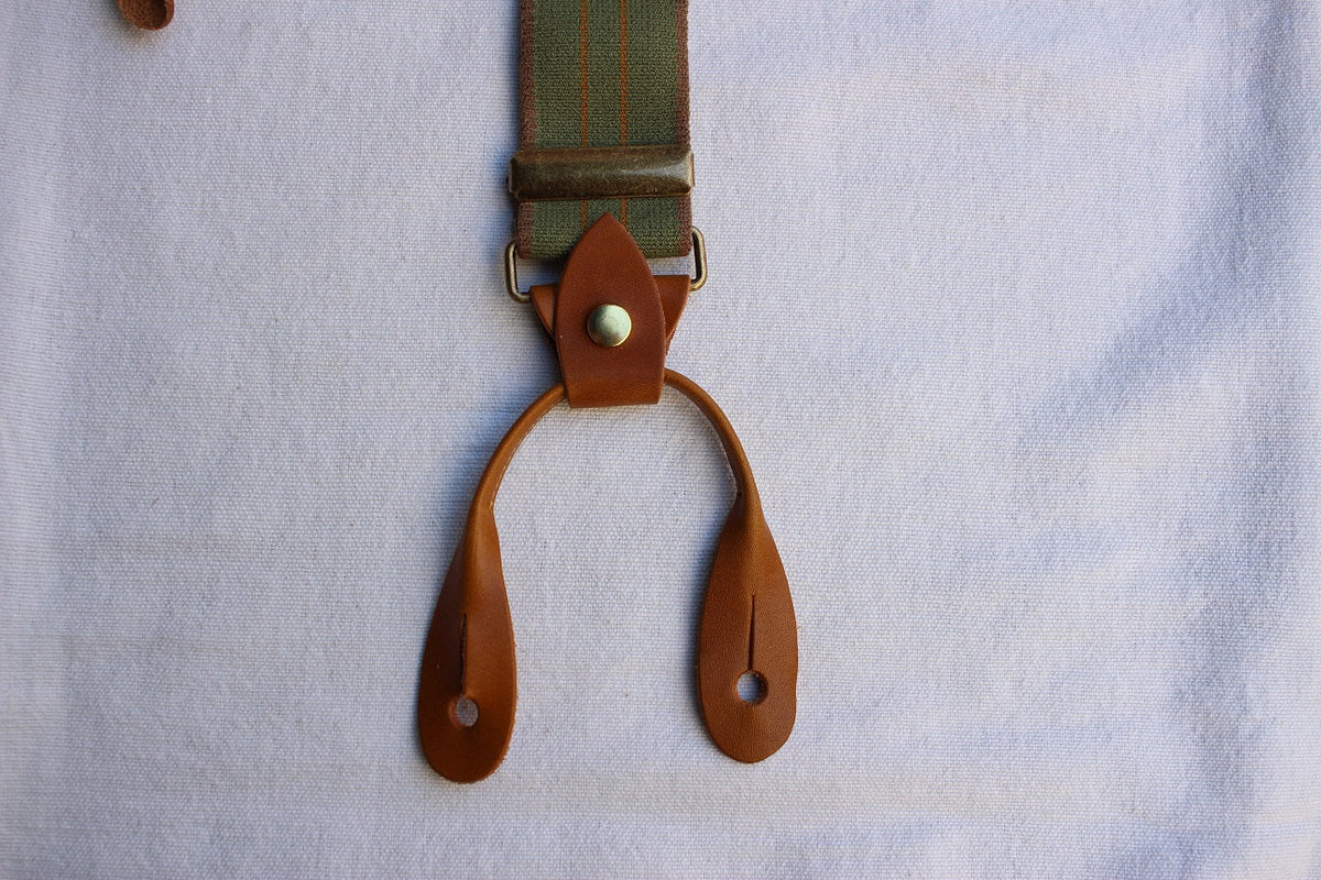 FREEWHEELERS / HEAVY STRONGHOLD SUSPENDERS (#2417010,EVERGREEN