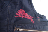 FREEWHEELERS / GILMORE OIL COMPANY "1932 AIR RACER" SPEED ENGINEER SLEEVELESS COAT (#2621008,NAVY)