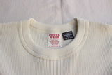 FREEWHEELERS / "1949 BONNEVILLE" CREW NECKED THERMAL LONG SLEEVE SHIRT (#2635003,IVORY)