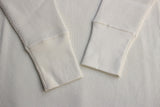 FREEWHEELERS / "1949 BONNEVILLE" CREW NECKED THERMAL LONG SLEEVE SHIRT (#2635003,IVORY)