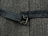 【Size 44】FREEWHEELERS / "LONGSHOREMAN" WINTER WORKER VEST (#2531015,GRAINED BLACK STRIPE × BLACK)