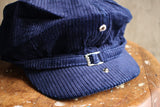 ADJUSTABLE COSTUME / 20's Style Casquette (AC-094A,INDIGO)
