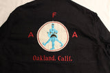 FREEWHEELERS / "A F A" GRUNTS JACKET (#2521013,YARN-DYED RUDE BLACK)