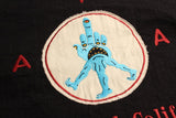 FREEWHEELERS / "A F A" GRUNTS JACKET (#2521013,YARN-DYED RUDE BLACK)