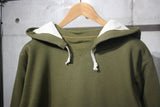 FREEWHEELERS / "AFTER HOOD SWEAT SHIRT SET-IN SLEEVE" DOUBLE FACE (#2634005,OLIVE × DRY CREAM)