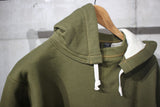 FREEWHEELERS / "AFTER HOOD SWEAT SHIRT SET-IN SLEEVE" DOUBLE FACE (#2634005,OLIVE × DRY CREAM)