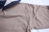 FREEWHEELERS / "AFTER HOOD SWEAT SHIRT SET-IN SLEEVE" DOUBLE FACE (#2634004,MEDIUM GRAY × OLD NAVY × DRY CREAM)