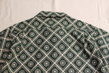 ADJUSTABLE COSTUME / ORIGINAL PRINT OPEN COLLAR S/S SHIRT (AS-139,GREEN)