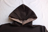 FREEWHEELERS / "ATHLETIC HOODED SWEAT SHIRT" SPECIAL HEAVY WEIGHT (#2534011,JET BLACK × MEDIUM GRAY)