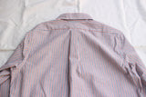 FAR EAST MANUFACTURING / BD SHIRT, C/L SUCKER STRIPE (RED)