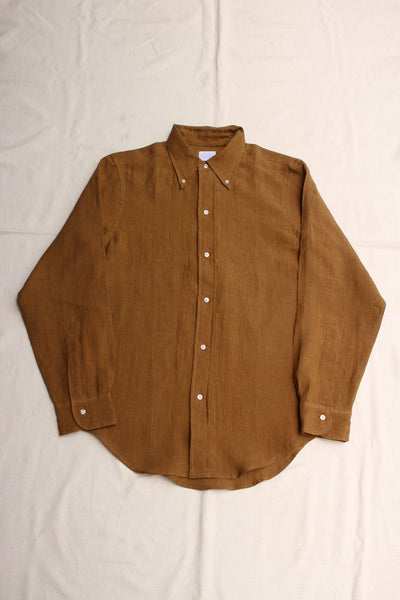 FAR EAST MANUFACTURING / BD SHIRT, LINEN (BRONZE) – McFly Online Store