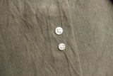 FAR EAST MANUFACTURING / BD SHIRT, LINEN SUN DRYING (OLIVE)