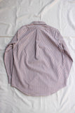 FAR EAST MANUFACTURING / BD SHIRT, C/L SUCKER STRIPE (RED)