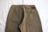 FREEWHEELERS / "BEAR TOOTH" TROUSERS (#2322013,YARN-DYED OLIVE)