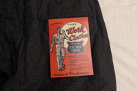 Cushman / BLACK CHAMBRAY TROUSERS WIDE STRAIGHT (22686,BLACK