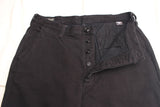FREEWHEELERS / "BLACK ROGUE" TROUSERS (#2622008,YARN-DYED RUDE BLACK)