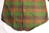 FREEWHEELERS / "BaldyGus" MECHANIC SHIRT (#2533008,BOTTLE GREEN × KHAKI BROWN × DARK OLIVE DRAB)