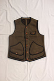 FREEWHEELERS / "Bridgeport" VEST (#2331008,OLIVE GRAIN)