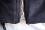 FREEWHEELERS / "KNUCKLE BONES" on "AAF 90thBG 400thBSQ" CIVILIAN DECK JACKET (#2531004,DARK NAVY)