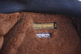 FREEWHEELERS / "KNUCKLE BONES" on "AAF 90thBG 400thBSQ" CIVILIAN DECK JACKET (#2531004,DARK NAVY)