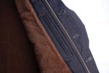 FREEWHEELERS / "KNUCKLE BONES" on "AAF 90thBG 400thBSQ" CIVILIAN DECK JACKET (#2531004,DARK NAVY)