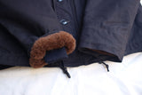 FREEWHEELERS / "KNUCKLE BONES" on "AAF 90thBG 400thBSQ" CIVILIAN DECK JACKET (#2531004,DARK NAVY)