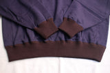 FREEWHEELERS / COTTON RAYON DOUBLE FACE SWEAT SHIRT (#2534014,FADE NAVY × JET BLACK × STRAW)