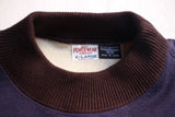 FREEWHEELERS / COTTON RAYON DOUBLE FACE SWEAT SHIRT (#2534014,FADE NAVY × JET BLACK × STRAW)