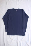 FREEWHEELERS / "CREW NECKED THERMAL" LONG SLEEVE SHIRT (#2635001,DRY NAVY)