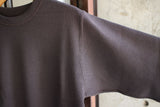 FREEWHEELERS / "CREW NECKED TYPE" LONG SLEEVE UNDERWEAR (#2525001,JET BLACK)