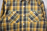 COLIMBO / CROW DOG FLANNEL SHIRT (ZB-0311,YELLOW CHECK)
