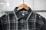 COLIMBO / CROW DOG FLANNEL SHIRT (ZB-0311,BLACK CHECK)