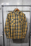 COLIMBO / CROW DOG FLANNEL SHIRT (ZB-0311,YELLOW CHECK)