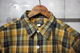 COLIMBO / CROW DOG FLANNEL SHIRT (ZB-0311,YELLOW CHECK)