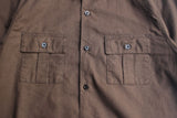 FREEWHEELERS / "Corky" SHORT SLEEVE SHIRT (#2623004,WASTE OIL BLACK)