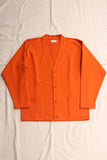 WORKERS / Cotton Relax Cardigan (Orange)