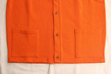 WORKERS / Cotton Relax Cardigan (Orange)