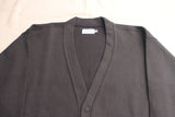 WORKERS / Cotton Relax Cardigan (Fade Black)