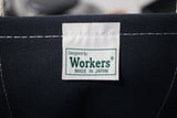 WORKERS / Deluxe Pocket Tote Bag,Long (Dark Navy x Navy Handle)