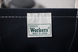 WORKERS / Deluxe Pocket Tote Bag,Short (Dark Navy x Navy Handle)
