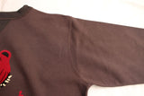 FREEWHEELERS / "Devil Dog" DOUBLE V SWEAT SHIRT (#2534003,CHARCOAL BLACK × SOOT BLACK)